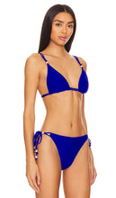 FAITHFULL THE BRAND El Bajio Bikini Top in Royal