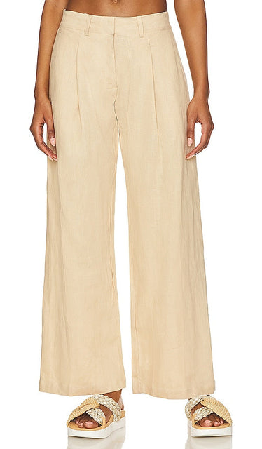 FAITHFULL THE BRAND Francois Pant in Beige - FAITHFULL THE BRAND Pantalon François en Beige - FAITHFULL THE BRAND Francois 米色长裤 - FAITHFULL THE BRAND Francois Hose in Beige - FAITHFULL THE BRAND Francois 팬츠 베이지 색상 - FEDELI AL MARCHIO Francois Pant in Beige