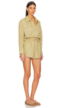 FAITHFULL THE BRAND Isole Playsuit in Tan
