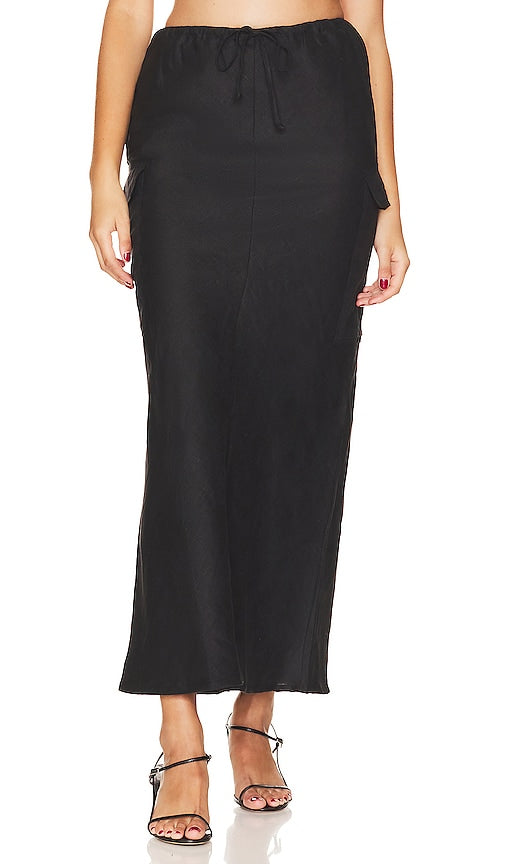 FAITHFULL THE BRAND Katala Skirt in Black - FAITHFULL THE BRAND Jupe Katala en Noir - FAITHFULL THE BRAND Katala 黑色半身裙 - FAITHFULL THE BRAND Katala-Rock in Schwarz - FAITHFULL THE BRAND 카탈라 스커트블랙 색상 - FEDELE AL MARCHIO Gonna Katala in nero