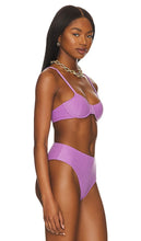 FAITHFULL THE BRAND Maxime Bikini Top in Purple