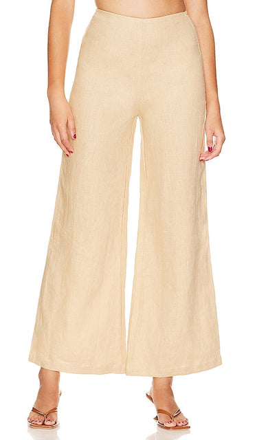 FAITHFULL THE BRAND Ottavio Pant in Beige - FAITHFULL THE BRAND Pantalon Ottavio en Beige - FAITHFULL THE BRAND Ottavio 米色长裤 - FAITHFULL THE BRAND Ottavio Hose in Beige - FAITHFULL THE BRAND 오타비오 팬츠 베이지 색상 - FEDELE AL MARCHIO Pantalone Ottavio in Beige