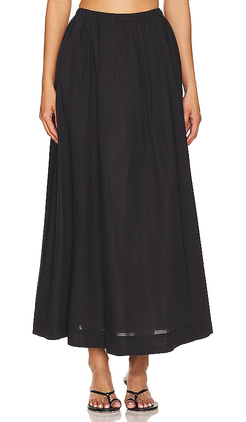 FAITHFULL THE BRAND Scanno Skirt in Black - FAITHFULL THE BRAND Jupe Scanno en Noir - FAITHFULL THE BRAND Scanno 黑色半身裙 - FAITHFULL THE BRAND Scanno Rock in Schwarz - FAITHFULL THE BRAND 스칸노 스커트블랙 색상 - FEDELE AL MARCHIO Gonna Scanno in Nero