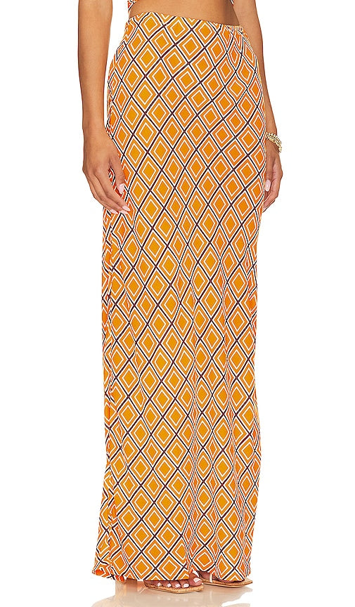 FAITHFULL THE BRAND Sinem Skirt in Yellow