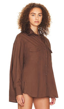 FAITHFULL THE BRAND Tyde Shirt in Brown