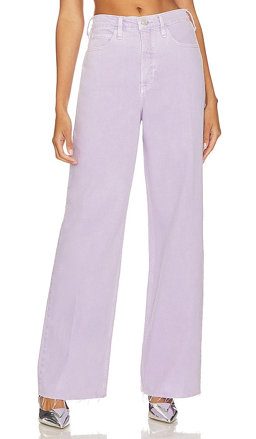 FRAME Le High N Tight Wide Leg in Lavender - FRAME Le High N Tight jambe large en lavande - FRAME Le High N 淡紫色紧身阔腿裤 - FRAME Le High N Tight Wide Leg in Lavendel - FRAME 르 하이엔 타이트 와이드 레그 in 라벤더 - STRUTTURA Le High N Tight Gamba larga in lavanda