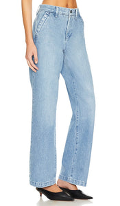 Favorite Daughter the Taylor Trouser Jean in Blue