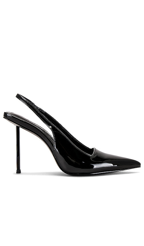 FEMME LA G63 Slingback Pump in Black | Nero Pump Heels for Women