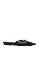 FEMME LA Amelie Slipper in Black | Noir Black Flats for Women