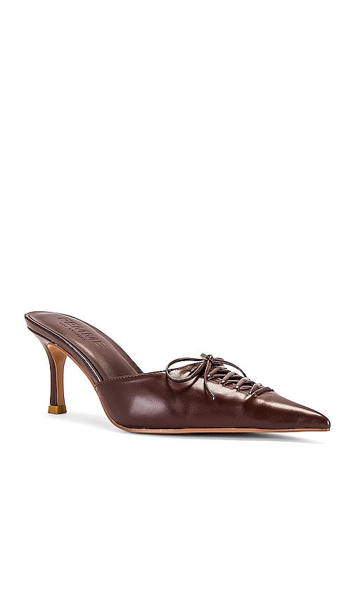 FEMME LA Louis Slipper in Chocolate