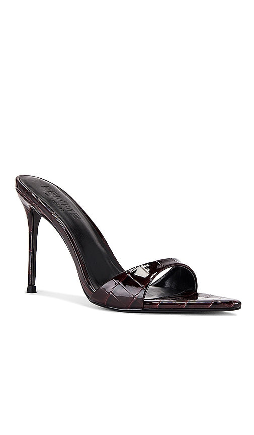 FEMME LA Kaia 100 Slipper in Burgundy