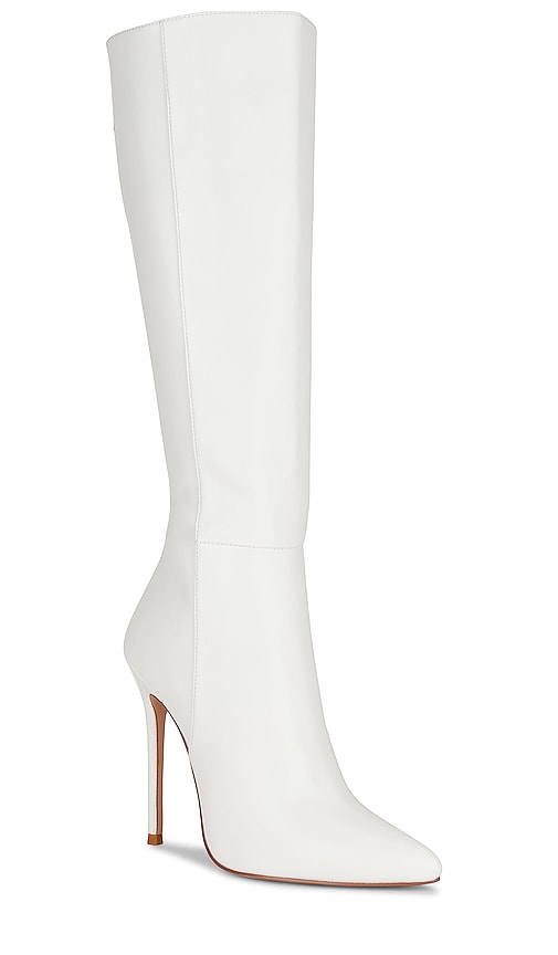 FEMME LA Miliano Faux Leather Boot in White