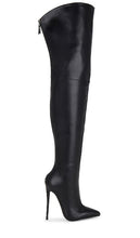 FEMME LA Scorpio Thigh High Boot in Black - Cuissardes FEMME LA Scorpio en noir - FEMME LA 天蝎座黑色高筒靴 - FEMME LA Scorpio Oberschenkelhoher Stiefel in Schwarz - FEMME LA 스콜피오 싸이 하이 부츠 블랙 색상 - Stivale alto alla coscia FEMME LA Scorpio in nero