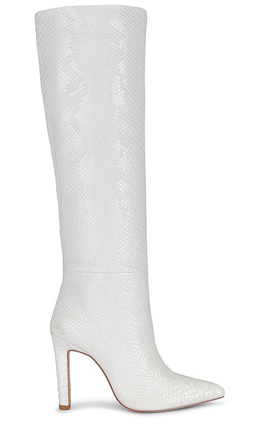 FEMME LA Soho Boot in White - FEMME LA Botte Soho en Blanc - FEMME LA Soho 白色靴子 - FEMME LA Soho Stiefel in Weiß - FEMME LA 소호 부츠 화이트 색상 - Stivale FEMME LA Soho in bianco
