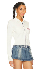 FIORUCCI Angolo Logo Zip Up in Cream