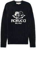 FIORUCCI Fluffy Milano Angels Knit Jumper in Black - FIORUCCI Fluffy Milano Angels Pull en tricot en noir - FIORUCCI 蓬松米兰天使黑色针织毛衣 - FIORUCCI Flauschiger Milano Angels Strickpullover in Schwarz - FIORUCCI 플러피 밀라노 엔젤스 니트 점퍼블랙 색상 - FIORUCCI Fluffy Milano Angels Maglione lavorato a maglia in nero