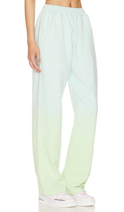 FIORUCCI Gradient Squiggle Logo Joggers in Mint