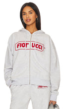 FIORUCCI Logo Zip Hoodie in Grey