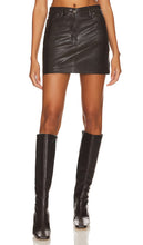 FIORUCCI Sofia Leather Mini Skirt in Chocolate - FIORUCCI Mini-jupe en cuir Sofia en chocolat - FIORUCCI Sofia 巧克力色皮革迷你裙 - FIORUCCI Sofia Leder-Minirock in Schokolade - FIORUCCI 소피아 가죽 미니 스커트 - FIORUCCI Minigonna in pelle Sofia color cioccolato