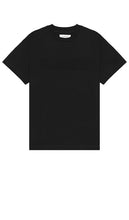 FLANEUR Embossed T-shirt in Black