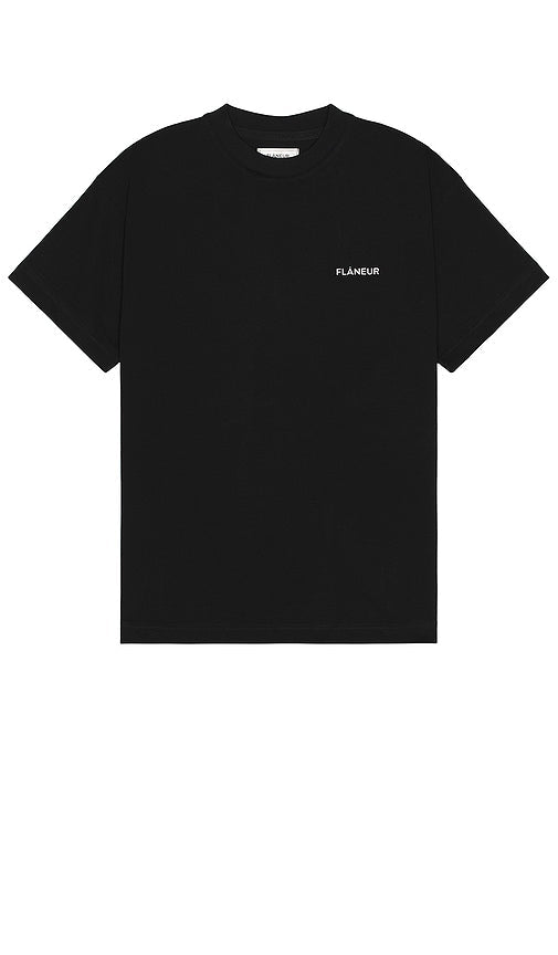 FLANEUR Essential T-shirt in Black