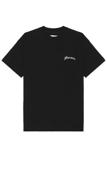 FLANEUR Signature T-shirt in Black