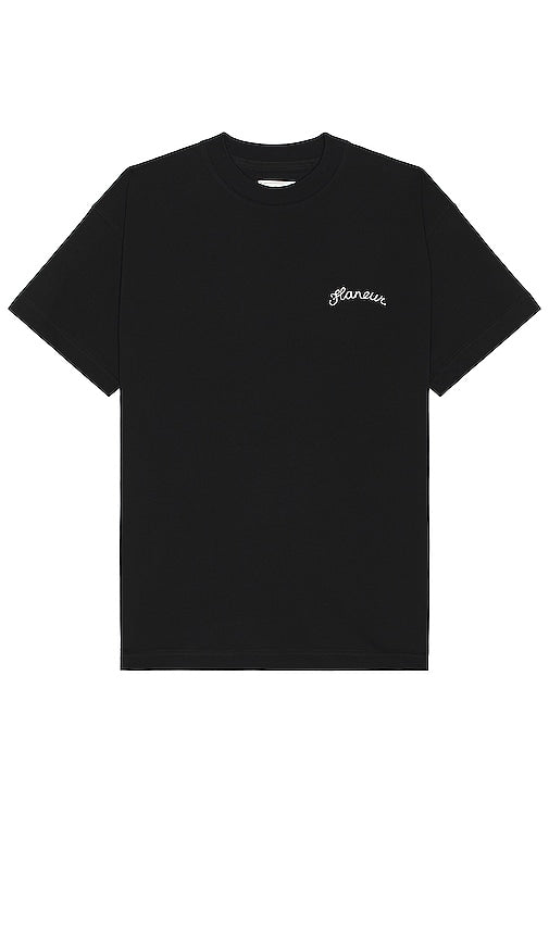 FLANEUR Signature T-shirt in Black