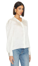 FRAME Gillian Blouse in White