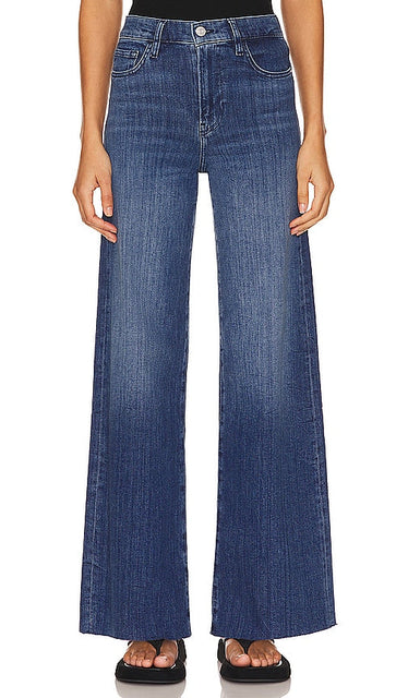 FRAME Le Slim Palazzo in Blue - CADRE Le Slim Palazzo en Bleu - 蓝色框架 Le Slim Palazzo - RAHMEN Le Slim Palazzo in Blau - FRAME 르 슬림 팔라조 블루 색상 - STRUTTURA Le Slim Palazzo in blu