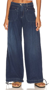 Free People Lotus Jean in Denim-Dark