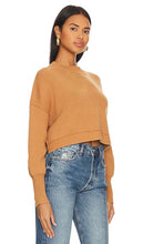 Free People Easy Street Crop Pullover in Orange