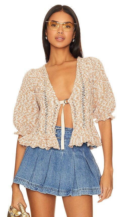 Free People Yesterday Cardi in Mauve - Free People hier Cardi en mauve - Free People 昨天紫红色卡迪 - Free People Yesterday Cardi in Mauve - Free People Yesterday Cardi in Mauve - Popolo Libero Ieri Cardi in Malva