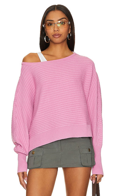 Free People Sublime Pullover in Pink - Free People - Sublime - Pull rose - Free People Sublime 粉色套头衫 - Free People Sublime Pullover in Rosa - Free People 서브라임 풀오버 핑크 색상 - Pullover Sublime di Free People in rosa