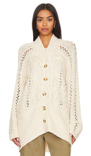 Free People Cable Cardi in Ivory