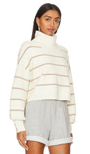 Free People Paulie Sweater In Moonbeam Combo in Ivory