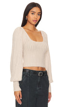 Free People Katie Pullover in Beige