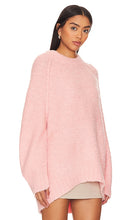 Free People Teddy Sweater Tunic in Pink