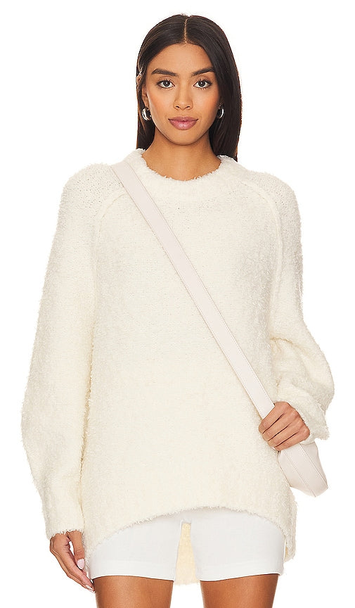 Free People Teddy Sweater Tunic in Ivory - Free People - Tunique pull Teddy en ivoire - Free People 象牙色泰迪毛衣长袍 - Free People Teddy-Pullover-Tunika in Elfenbein - Free People 아이보리 테디 스웨터 튜닉 - Tunica maglione Teddy Free People in avorio