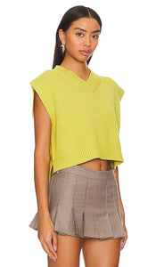 Free People Easy Street Vest in Green