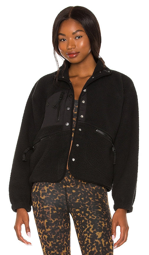 Free People x FP Movement Hit The Slopes Jacket in Black - Free People x FP Movement - Hit The Slopes - Veste - Noir - Free People x FP Movement Hit The Slopes 黑色夹克 - Free People x FP Movement Hit The Slopes Jacke in Schwarz - Free People x FP Movement 히트 더 슬로프 재킷 색상 - Giacca Free People x FP Movement Hit The Slopes in nero