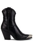 Free People Brayden Western Boot in Black | Black Booties for Women