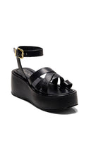Free People Hazel Flatform Sandal in Black