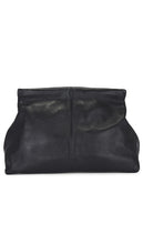 Flattered Clay Clutch in Black