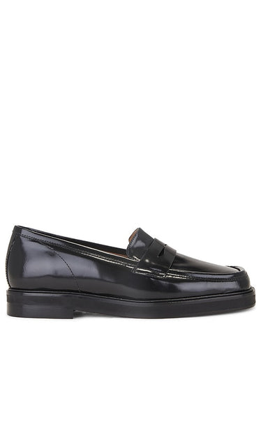 Flattered Ilse Loafer in Black | Black Loafers & Oxfords Flats for Women