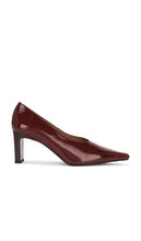 Flattered Tove Heel in Burgundy | Brick Red Pump Heels for Women