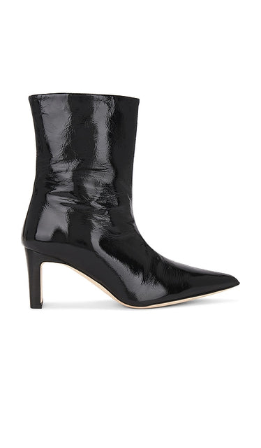 Flattered Cass Boot in Black | Black Heeled Boots for Women