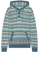 Faherty Cove Sweater Hoodie in Blue - Faherty Cove - Sweat à capuche bleu - Faherty Cove 蓝色毛衣连帽衫 - Faherty Cove Pullover-Hoodie in Blau - Faherty Cove 스웨터 후디 색상 - Felpa con cappuccio Faherty Cove in blu