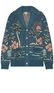 Faherty Offshore Swell Cardigan in Blue - Cardigan Faherty Offshore Swell en bleu - Faherty Offshore Swell 蓝色开衫 - Faherty Offshore Swell Cardigan in Blau - Faherty 오프쇼어 스웰 가디건블루 색상 - Cardigan Faherty Offshore Swell in blu