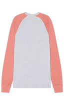 Faherty Sunwashed Slub Crew in Light Grey