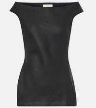 Faithfull Alma gathered cotton maxi dress